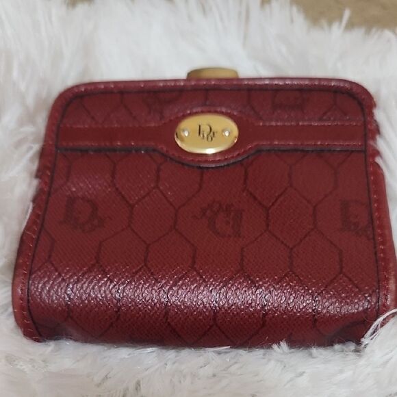 Dior Handbags - Dior Red Vintage Trotter Coin Purse
